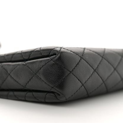 Saint Laurent Lambskin Quilted Gaby Zipped Pouch Black 9 of 11