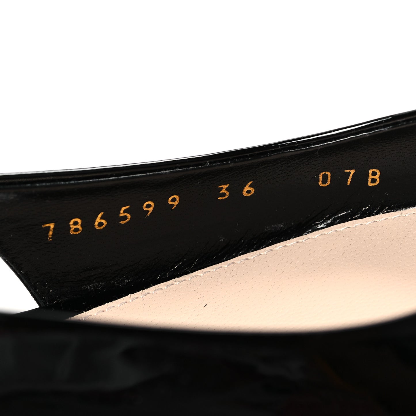 Patent Signoria Ballet Slingback Ballet Flat 36 Black