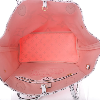 Louis Vuitton Monogram Giant Neverfull MM Rouge 6 of 10