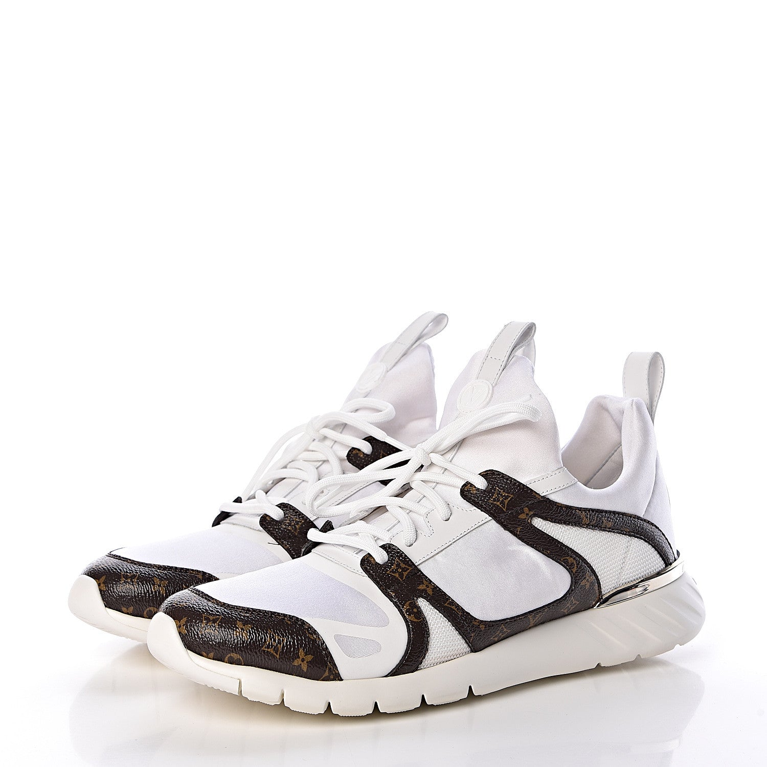 Louis Vuitton Technical Nylon Monogram Rubber Aftergame Sneakers 41 3 of 9