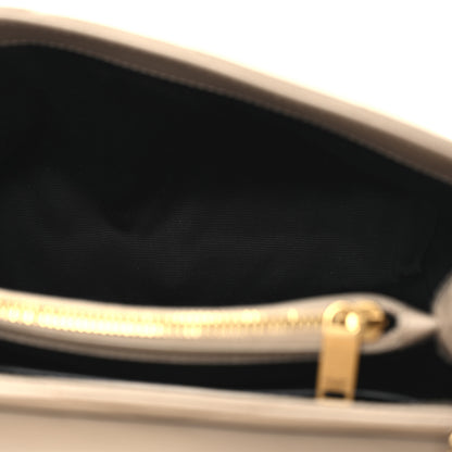 Saint Laurent Calfskin Y Quilted Monogram Small Loulou Chain Satchel Dark Beige 4 of 10