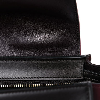 Celine Smooth Calfskin Suede Small Tri-Color Trapeze Red 10 of 12