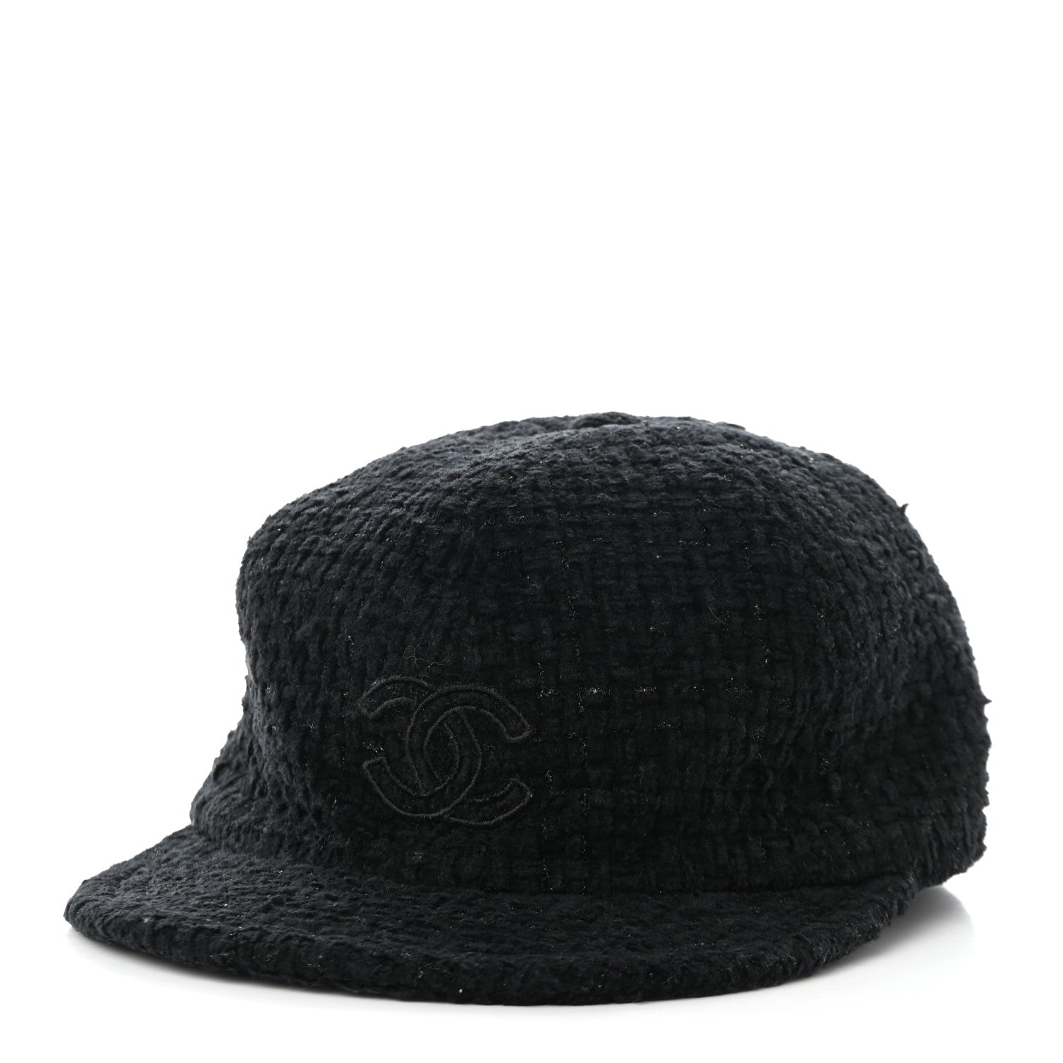 Chanel Tweed Fantasy CC Cap S Black 1 of 12