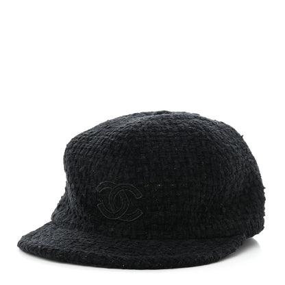 Chanel Tweed Fantasy CC Cap S Black 1 of 12