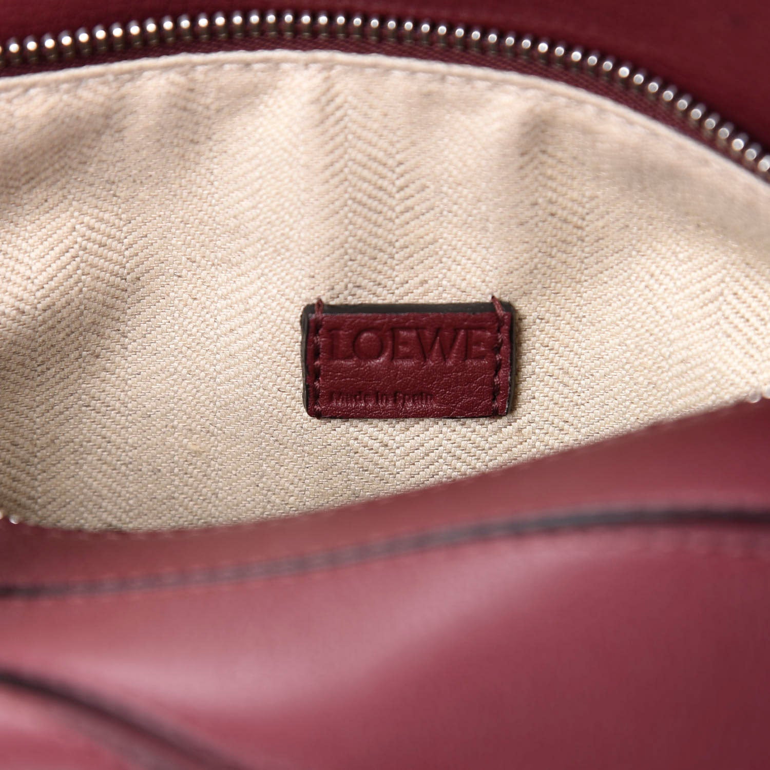 Loewe Calfskin Mini Puzzle Bag Wine 9 of 11