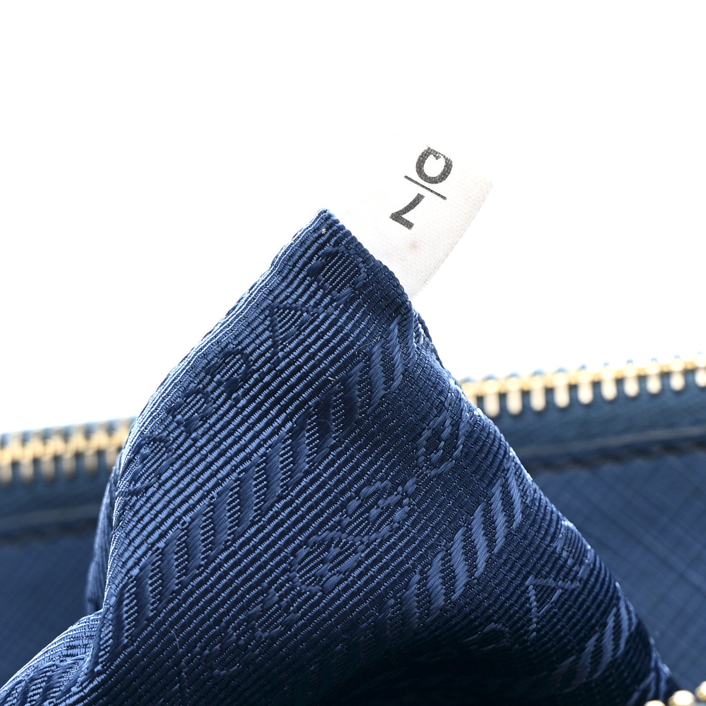 Saffiano Small Galleria Double Zip Tote Cobalto