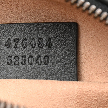 Gucci Calfskin Matelasse GG Marmont Belt Bag 85 34 Black 7 of 10