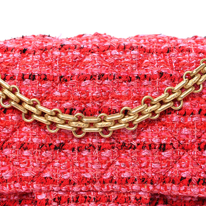 Chanel Tweed Quilted Mini 2.55 Reissue Flap Red Ecru Black 8 of 10