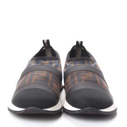 Fendi Technical Mesh FF Sneakers 39 Tobacco Red 2 of 6