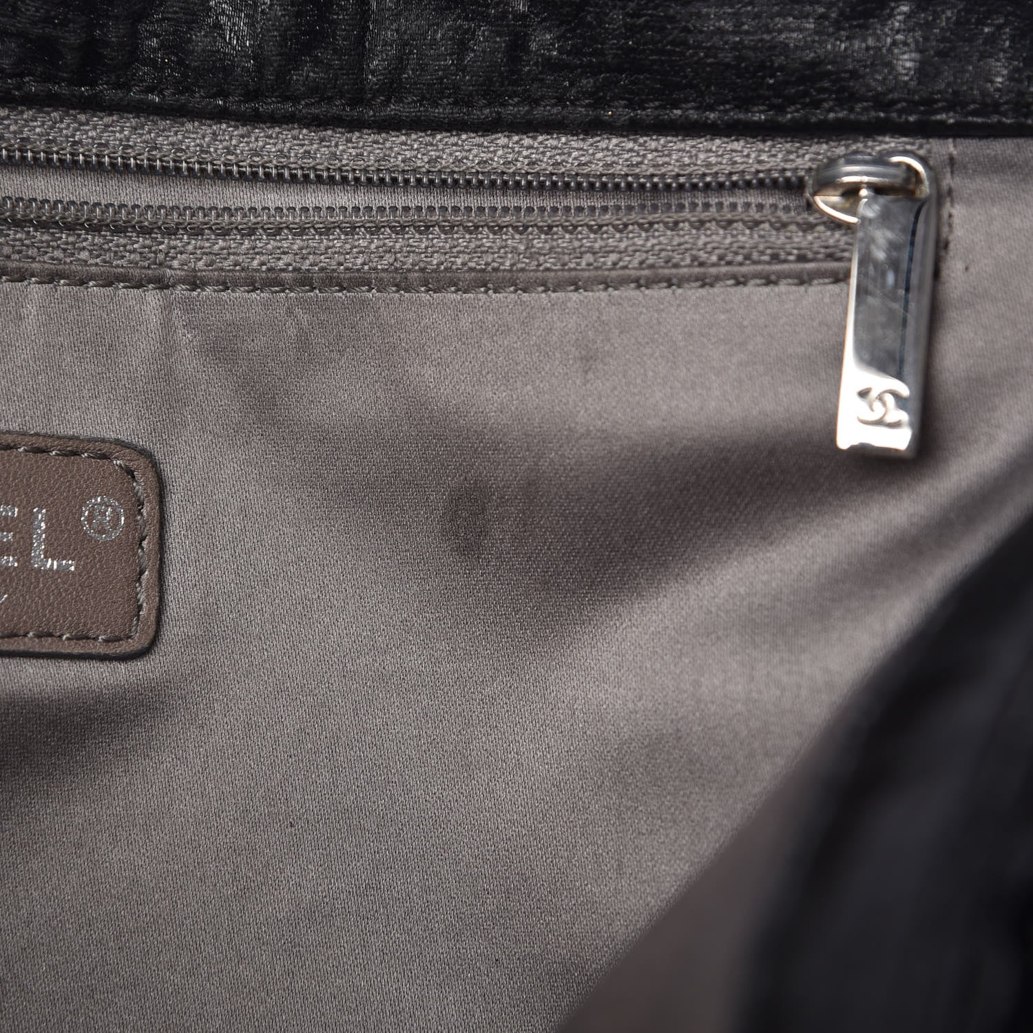 Chanel Coated Canvas Quilted Le Marais Flap Black 9 of 12