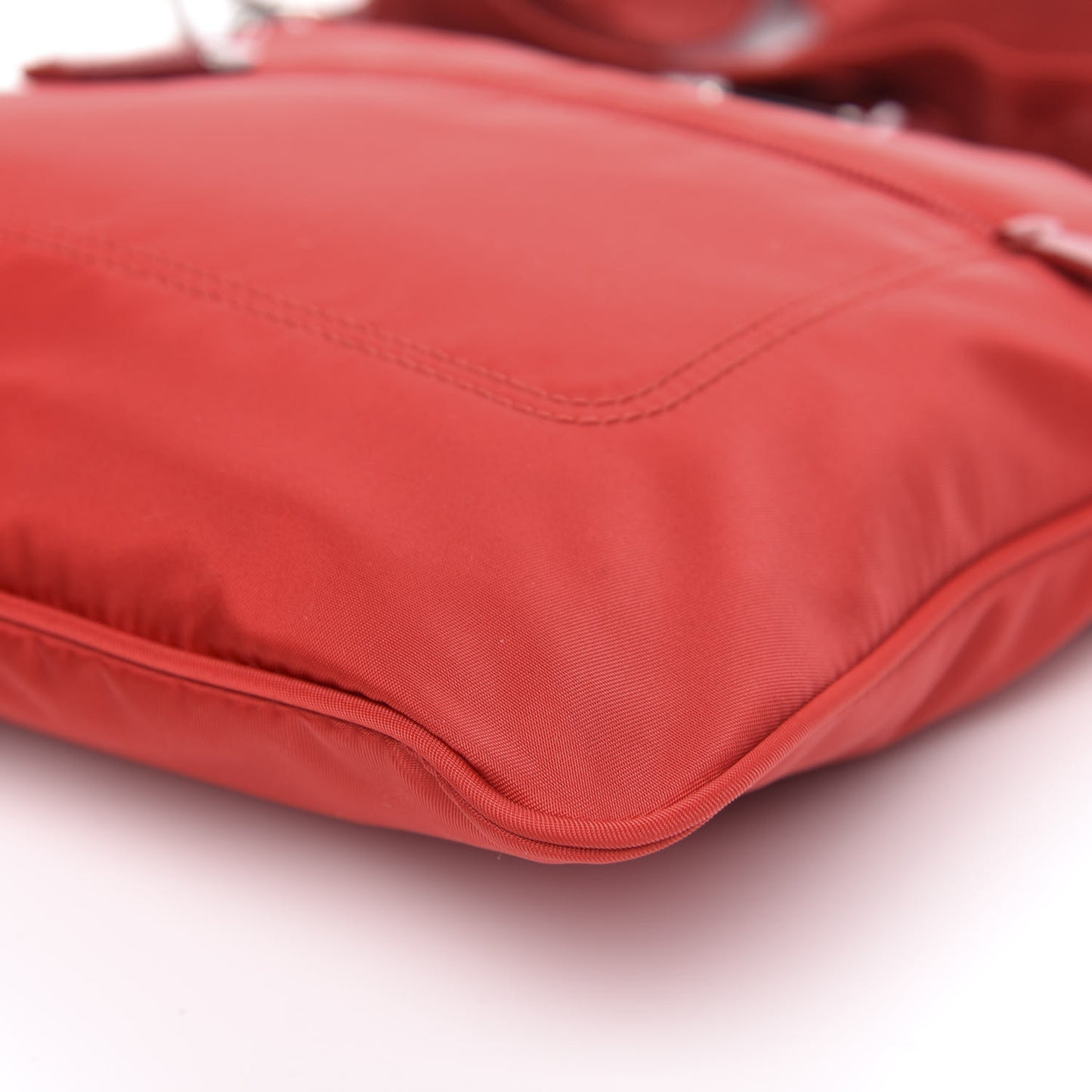 Nylon Vela Flat Messenger Rosso