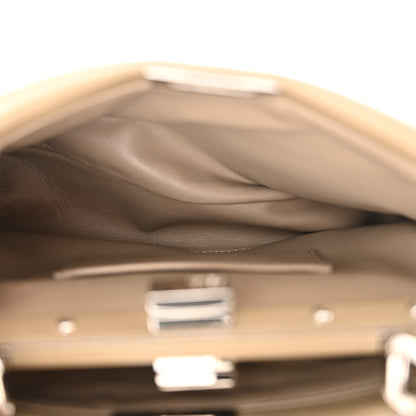 Fendi Nappa Mini Peekaboo Iconic Satchel Tortora 4 of 11