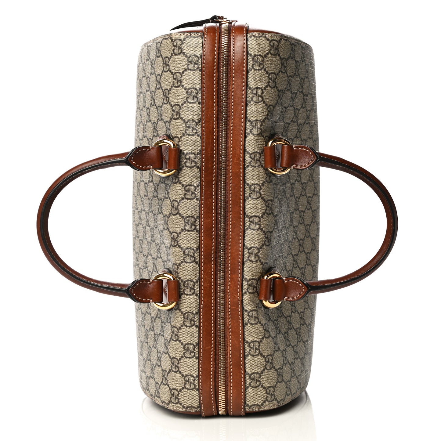 GG Supreme Monogram Medium Boston Beige Cuir