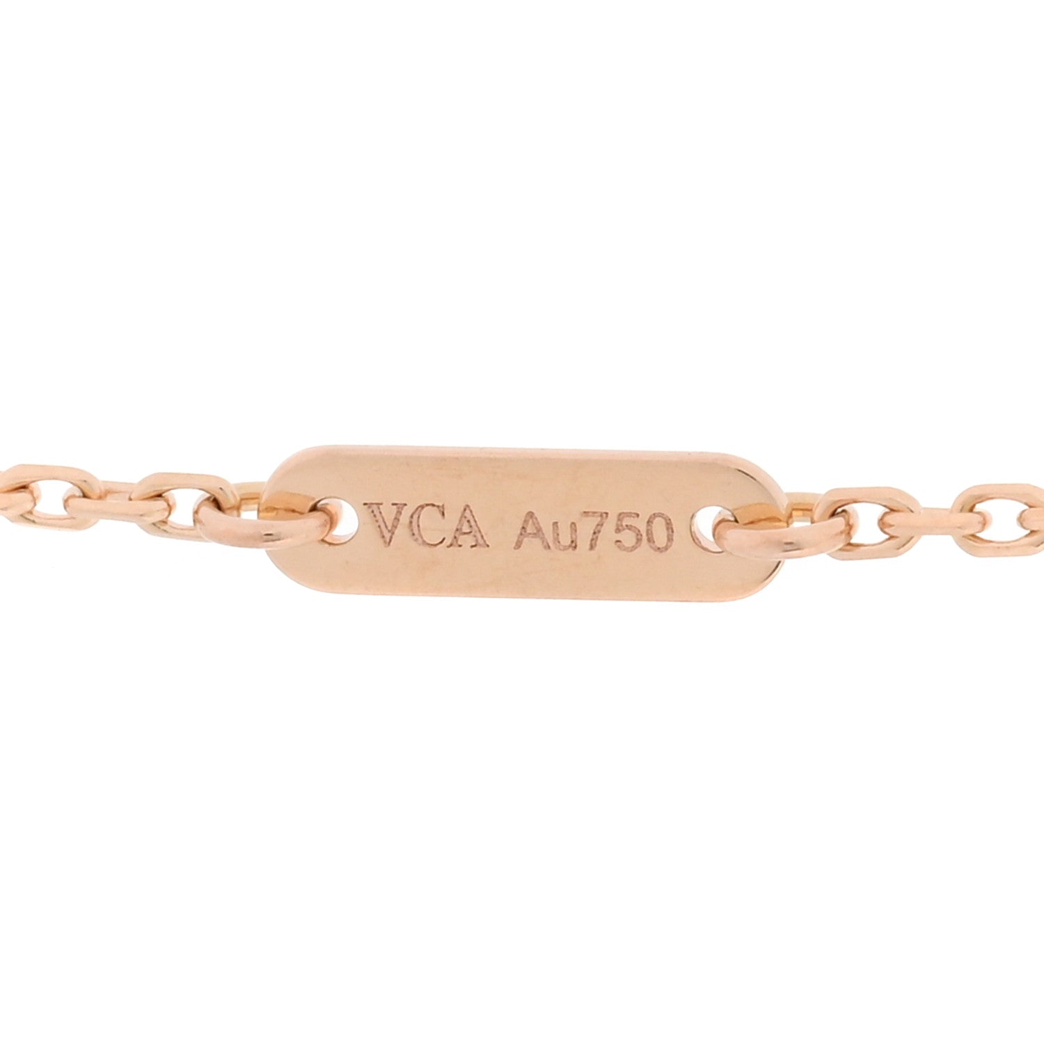 Van Cleef & Arpels 18K Rose Gold Sweet Alhambra Pendant Necklace 3 of 3