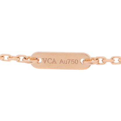 Van Cleef & Arpels 18K Rose Gold Sweet Alhambra Pendant Necklace 3 of 3