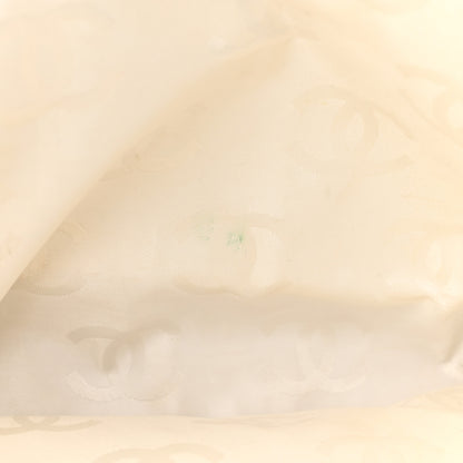 Chanel Calfskin Wood Chain Tote White 13 of 14