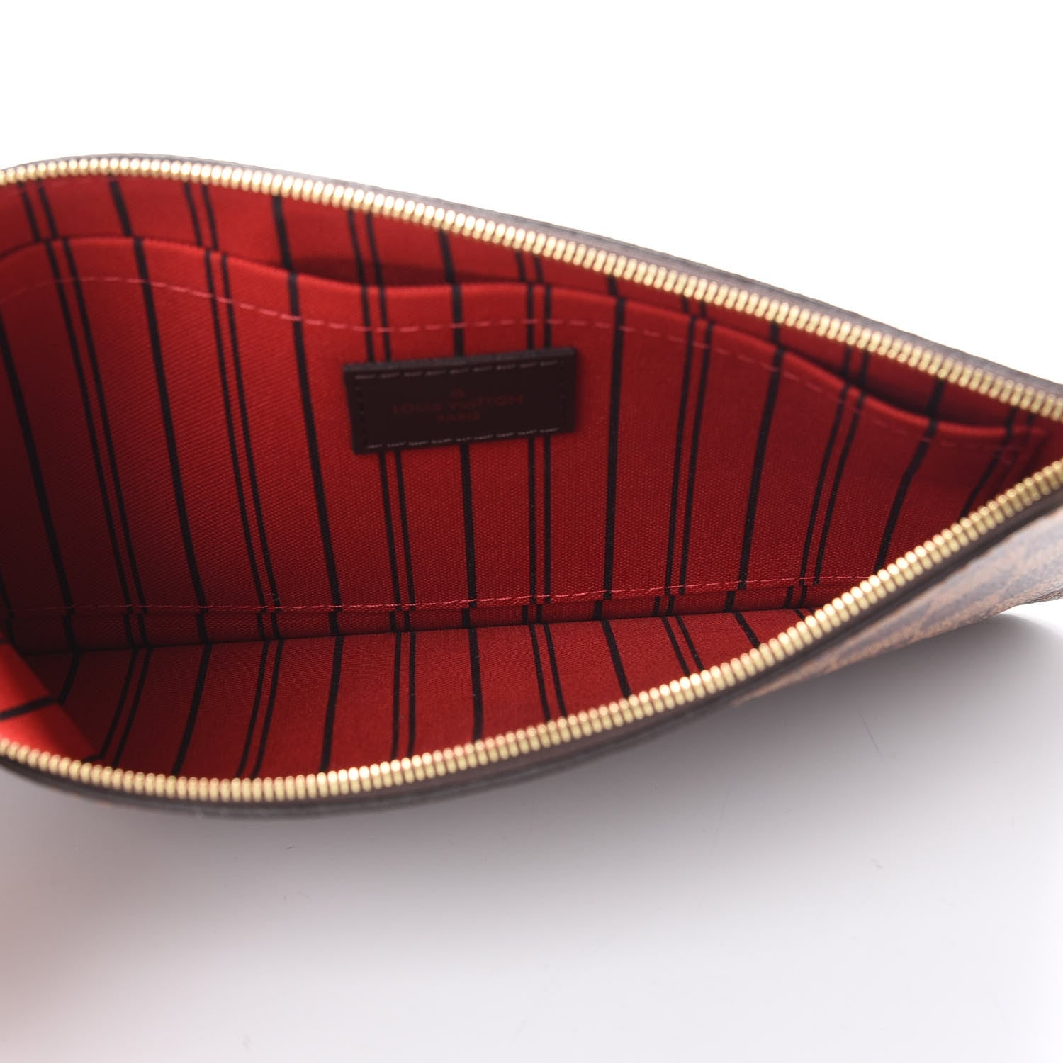 Louis Vuitton Damier Ebene Neverfull MM GM Pochette 4 of 7