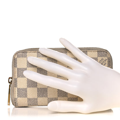Louis Vuitton Damier Azur Compact Zippy Wallet 2 of 18