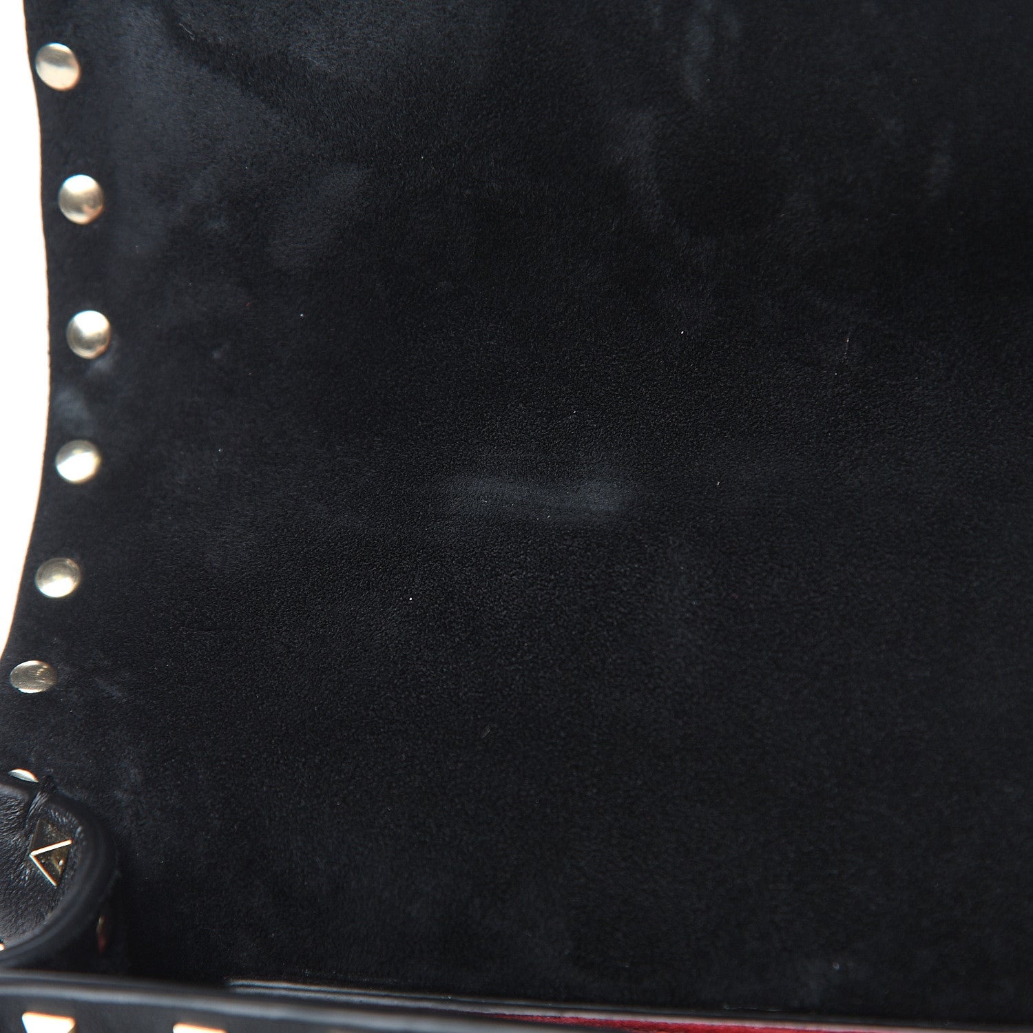 Valentino Garavani Lambskin Sequin Snake Medium Rockstud Spike Shoulder Bag Black 12 of 14