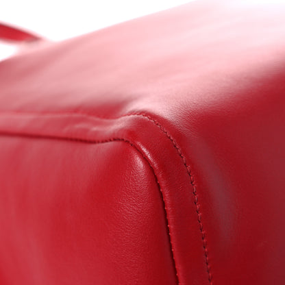 Prada City Calfskin Shopping Tote Red 12 of 24