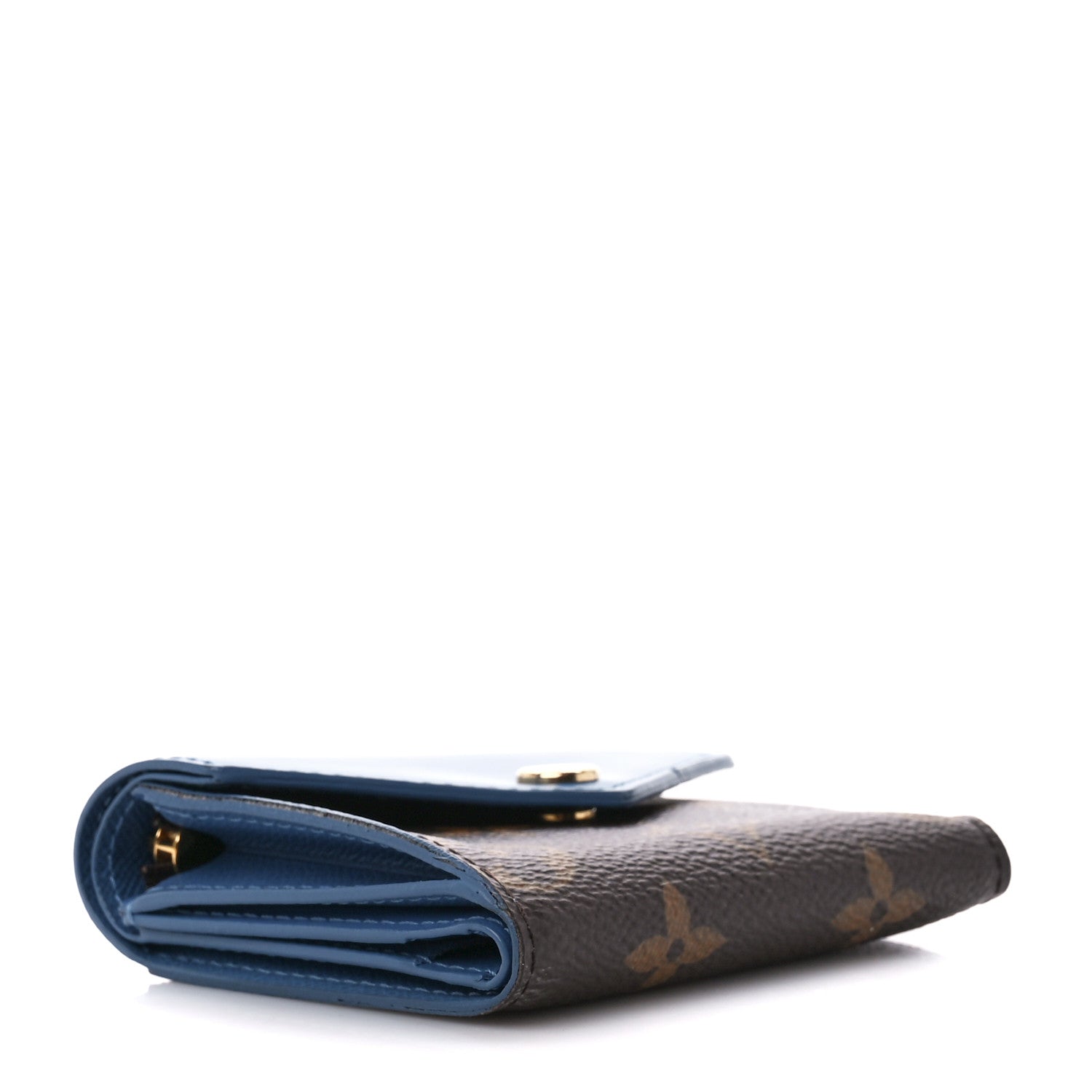 Louis Vuitton Monogram Zoe Wallet Blue Jean 4 of 10
