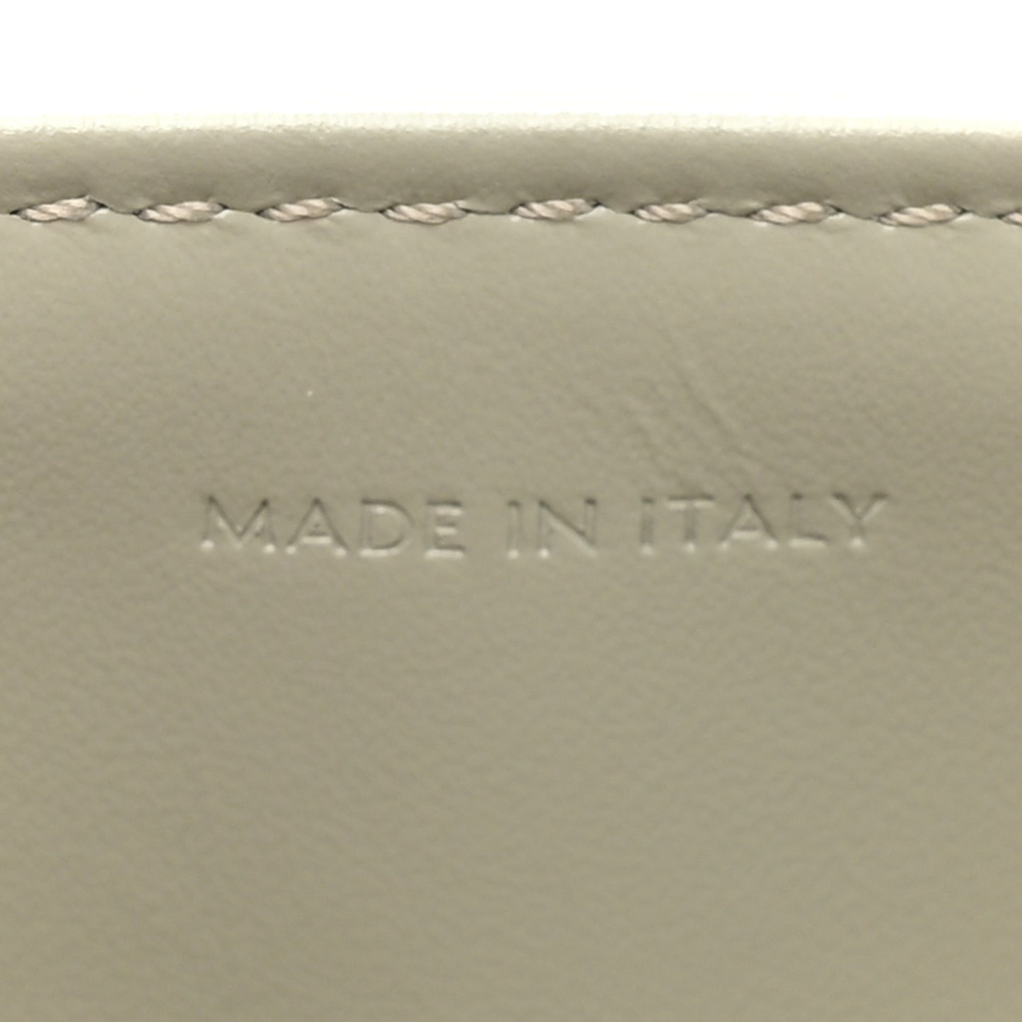 Satinated Calfskin Small 16 Top Handle Bag Green Clay