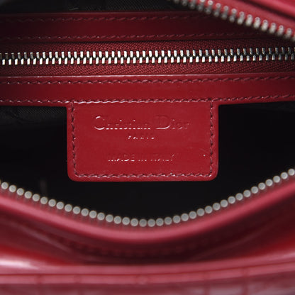 Christian Dior Patent Cannage Medium Lady Dior Red 7 of 12