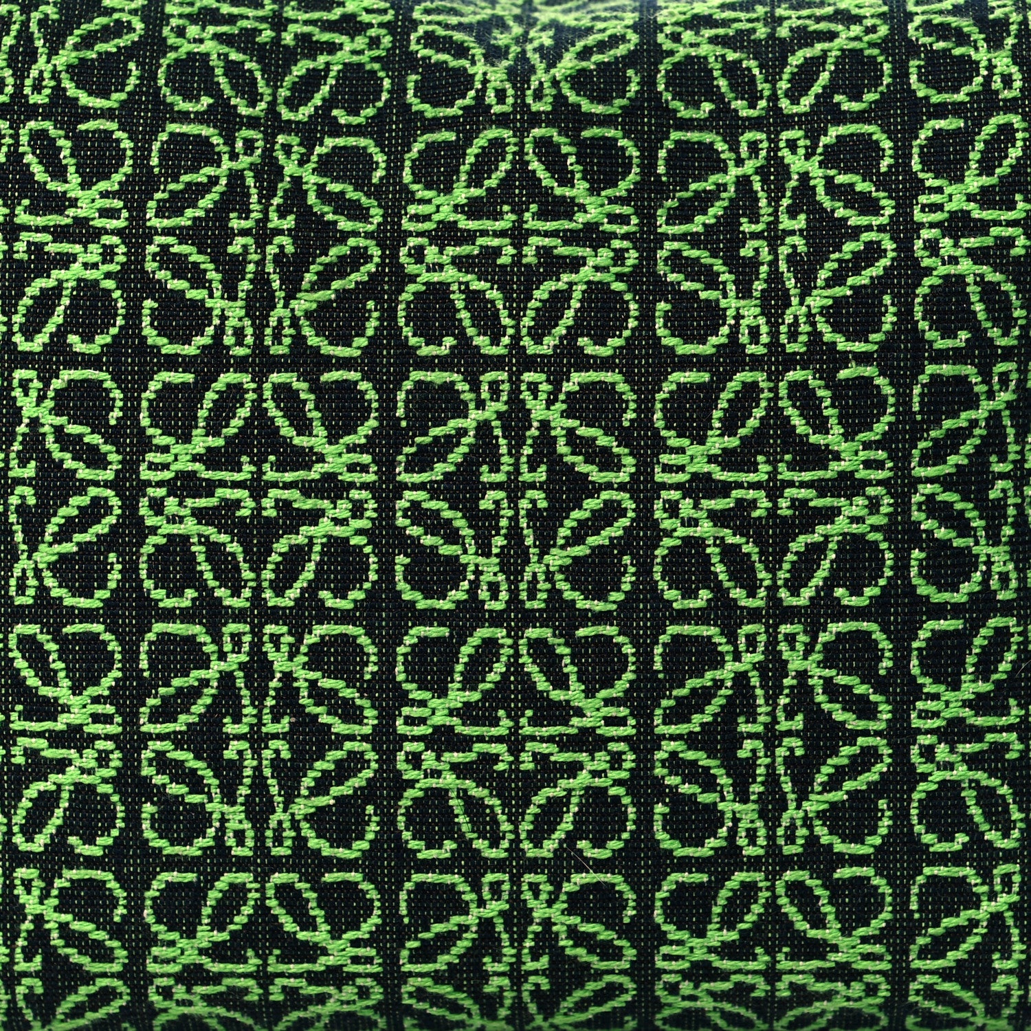 Loewe Jacquard Anagram Calfskin Small Cubi Bag Apple Green 6 of 9
