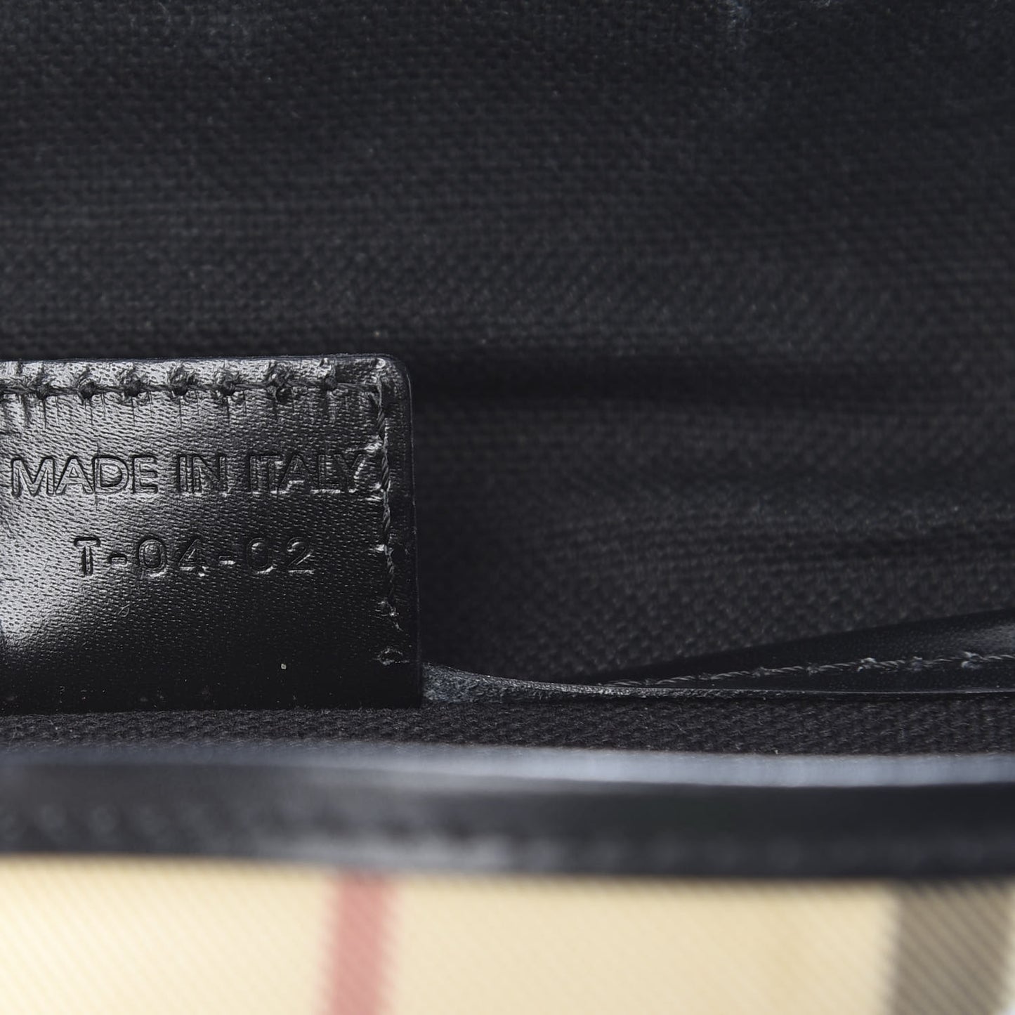 House Check Small Messenger Bag Black