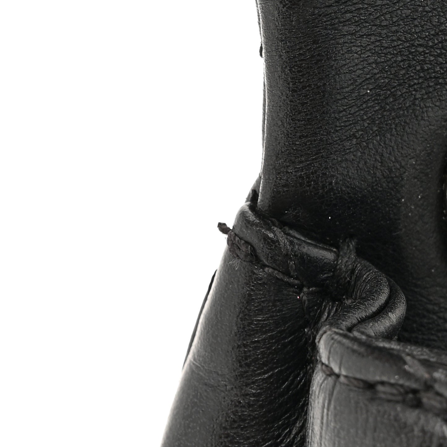 Calfskin Quilted CC Uniform Flap Belt Bag Black