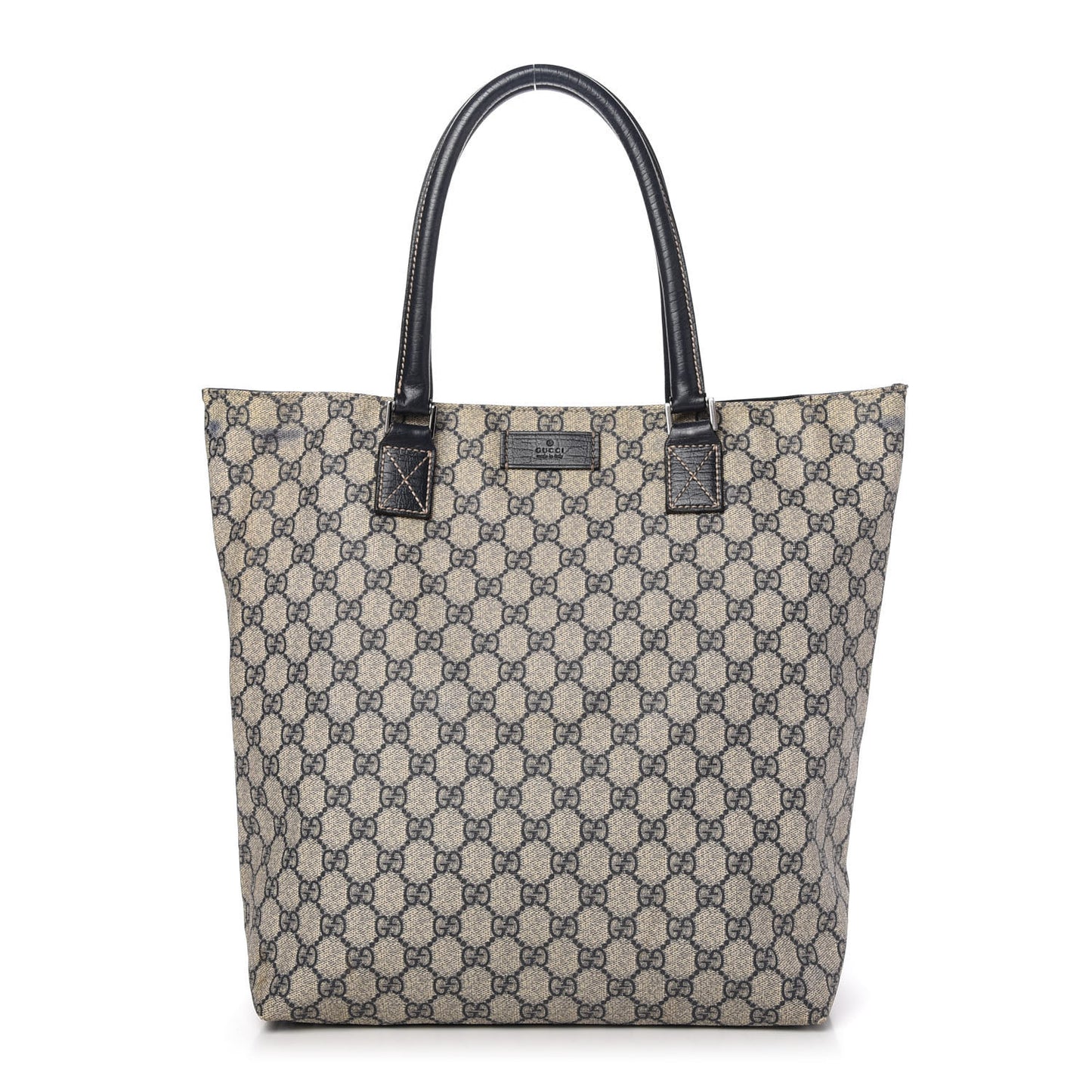 GG Plus Monogram Small Vertical Tote Blue