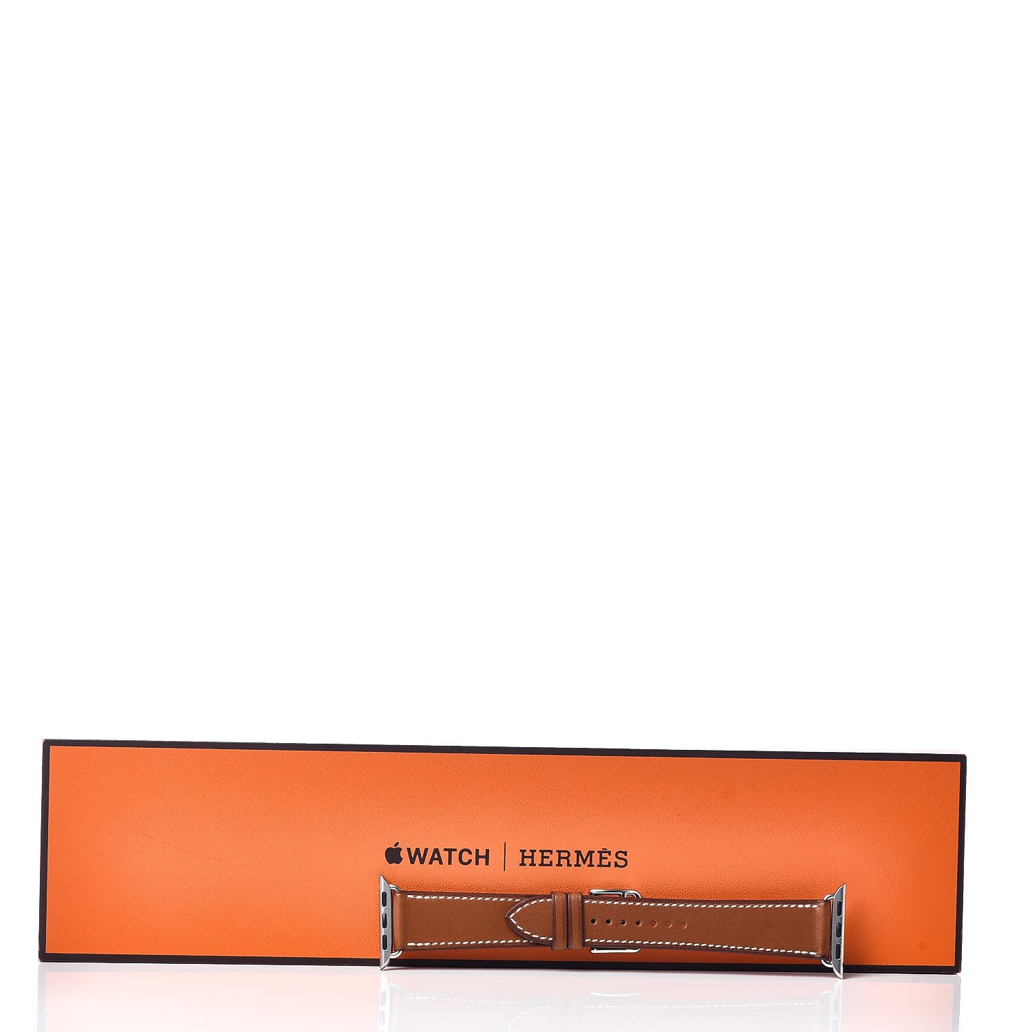 Hermes Barenia 40mm Apple Watch Single Tour Band Fauve 5 of 5