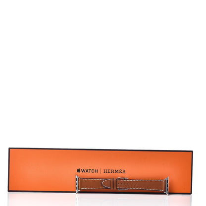 Hermes Barenia 40mm Apple Watch Single Tour Band Fauve 5 of 5