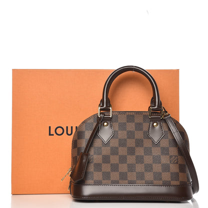Louis Vuitton Damier Ebene Alma BB 9 of 9