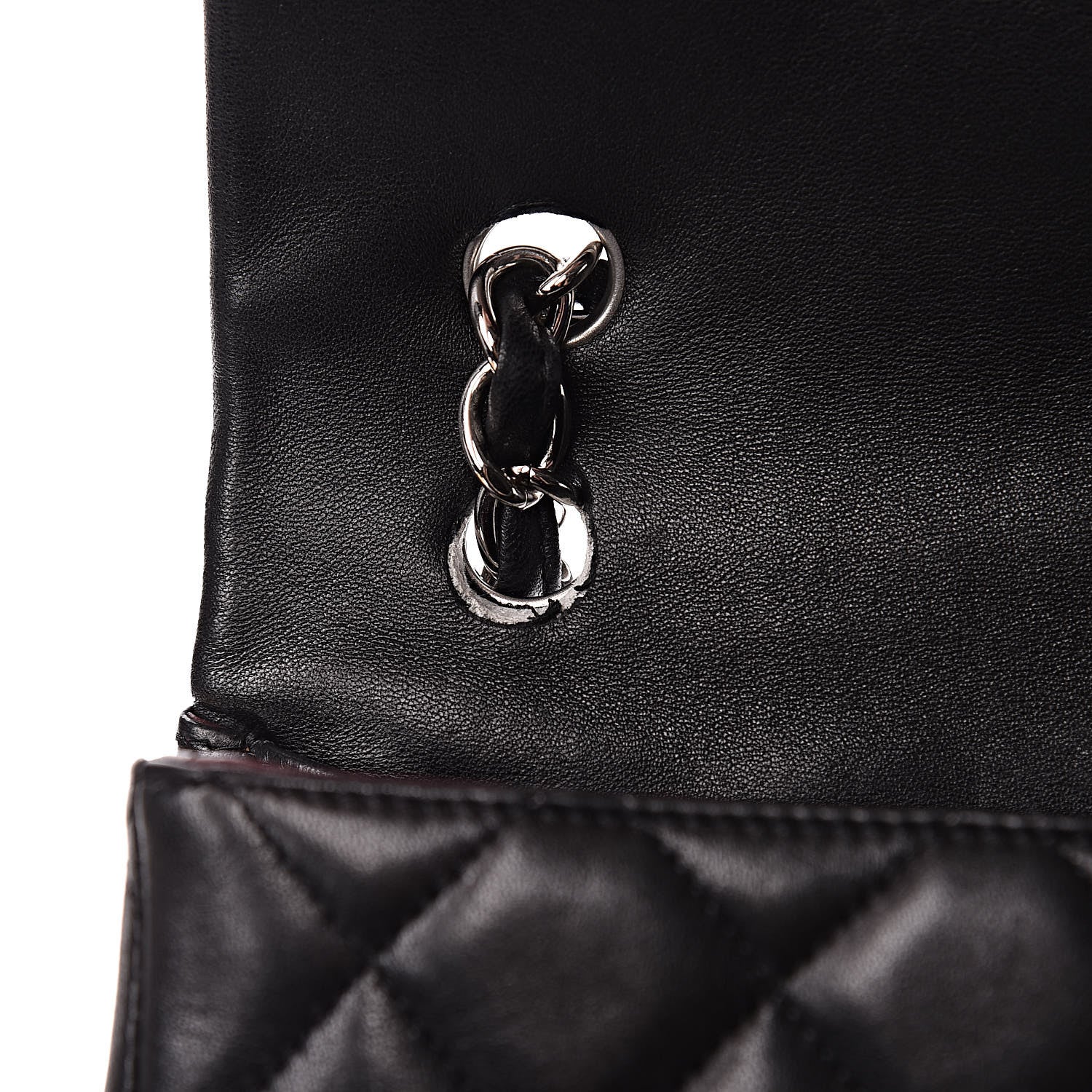 Chanel Lambskin Quilted Maxi Single Flap Black 15 of 16