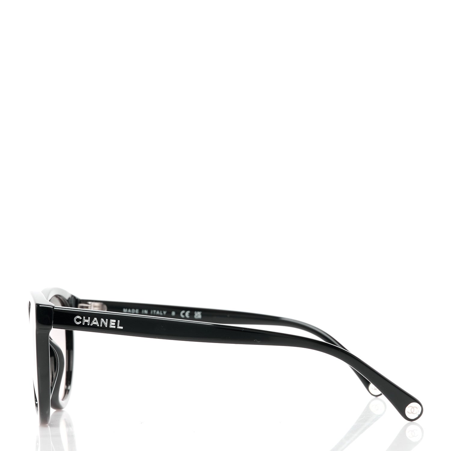 Chanel Acetate Sunglasses 5523-U Black 4 of 8