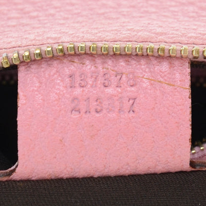 Gucci Calfskin Bamboo Anita Top Handle Bag Pink 5 of 7