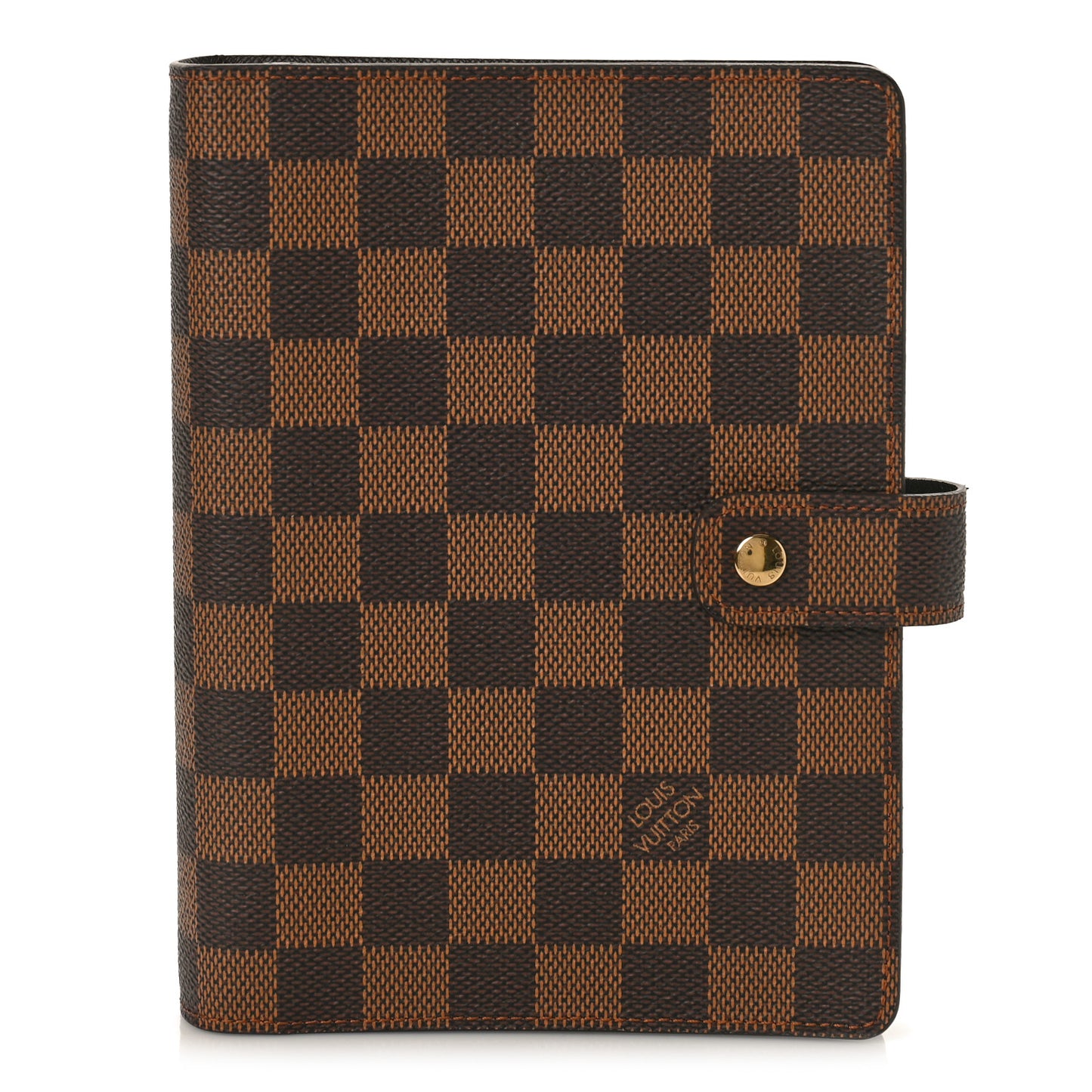 Damier Ebene Medium Ring Agenda Cover