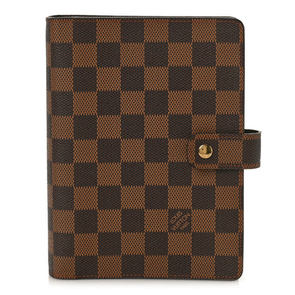 Louis Vuitton Damier Ebene Medium Ring Agenda Cover 1 of 8