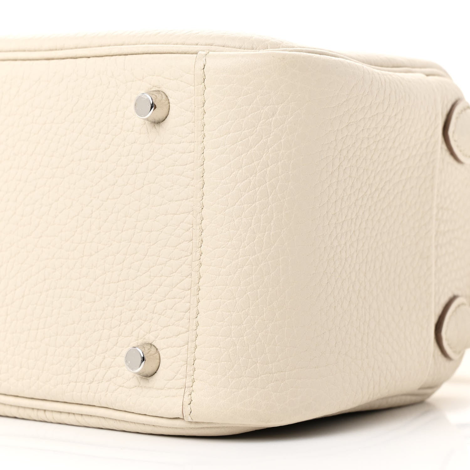 Hermes Taurillon Clemence Mini Lindy 20  Beton 10 of 12
