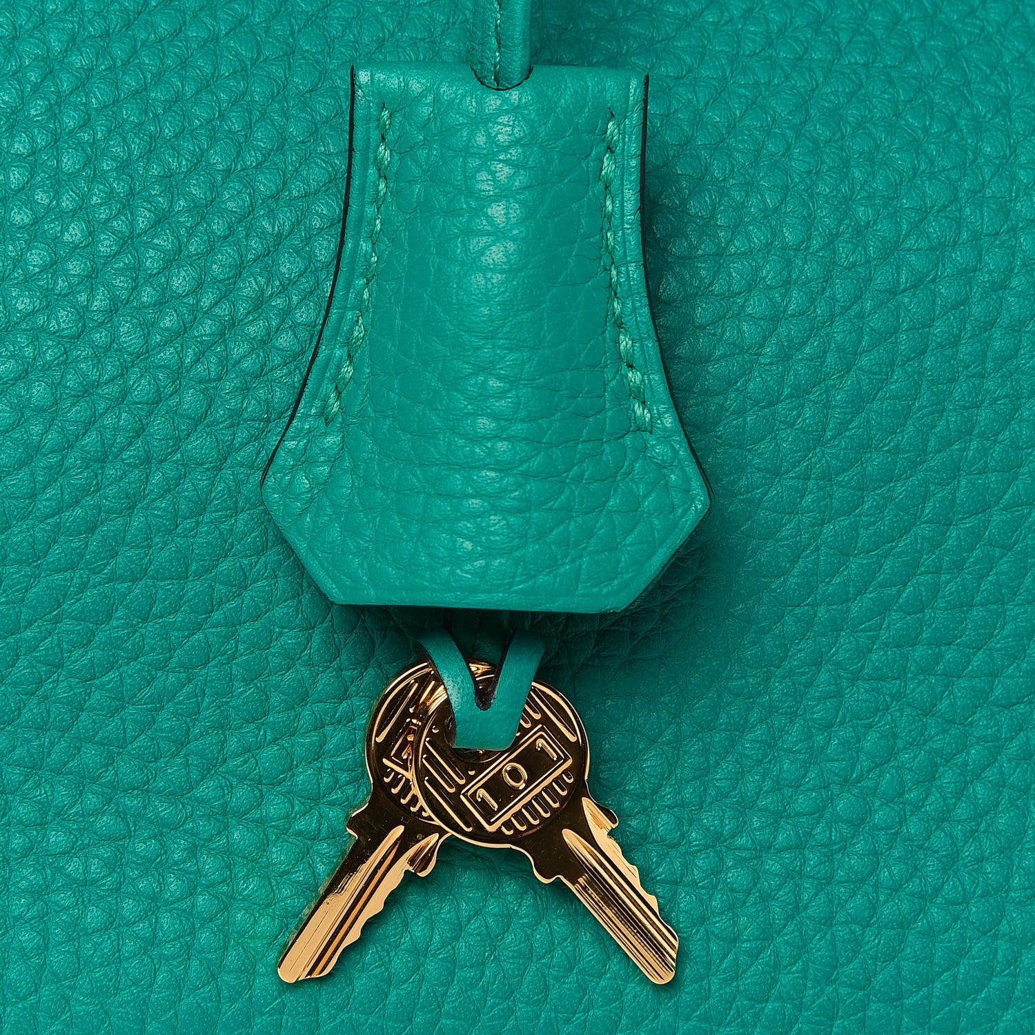 Hermes Taurillon Clemence Birkin 30 Bleu Paon 29 of 30