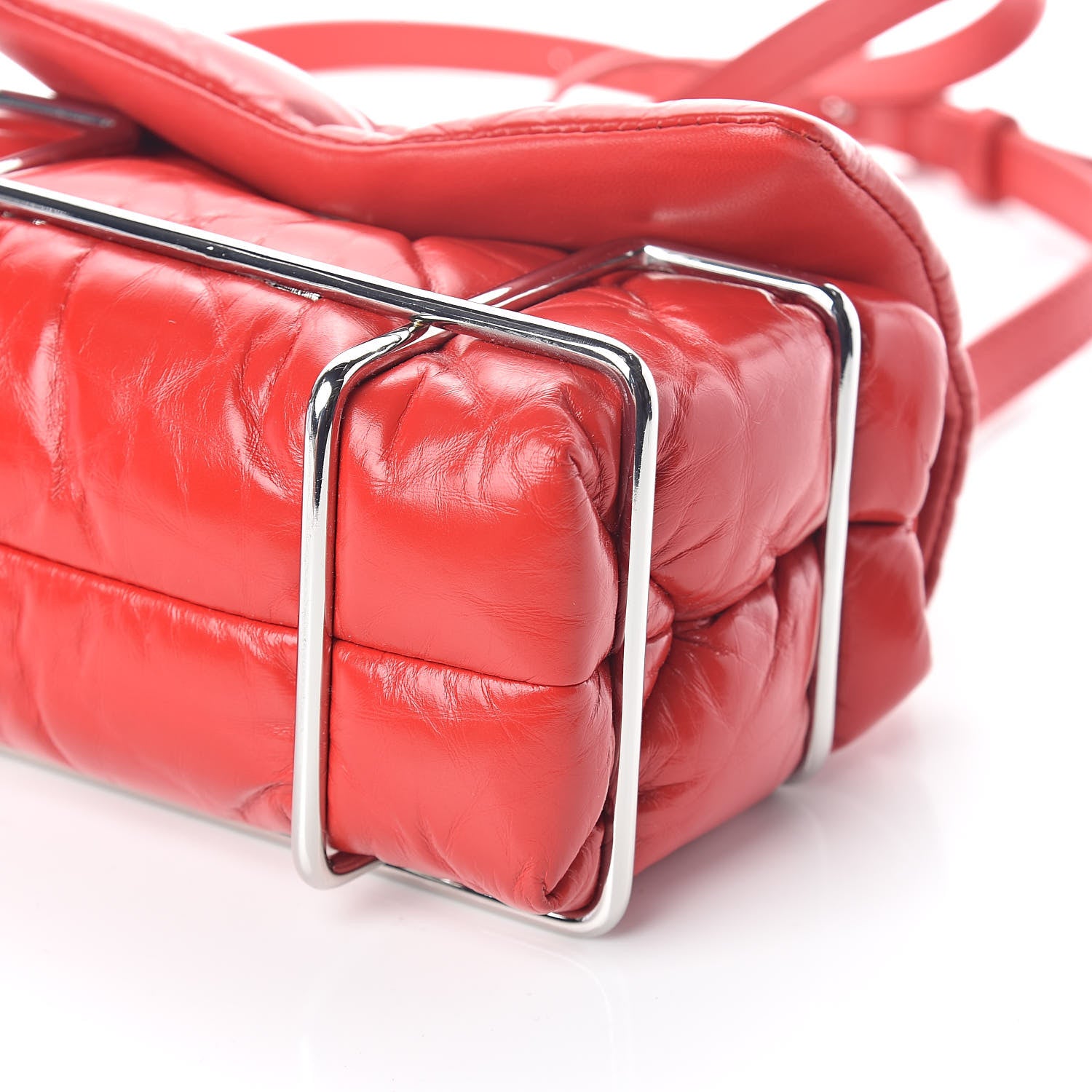 Alexander Wang Calfskin Quilted Halo Xbody Bag Red 9 of 9