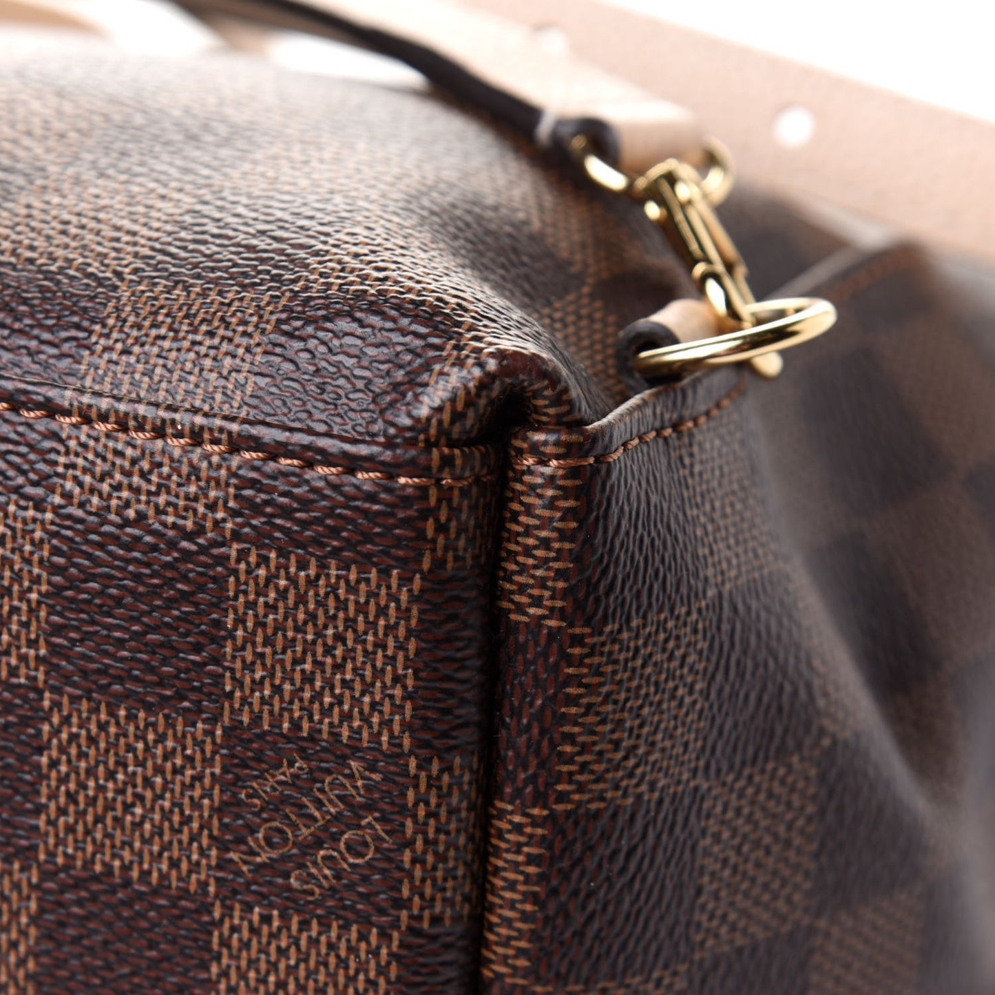 Damier Ebene Clapton Backpack Creme