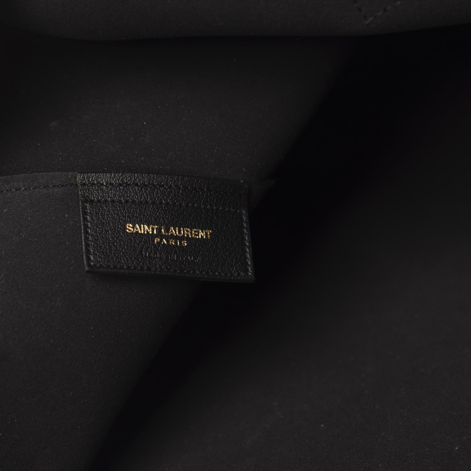 Saint Laurent Calfskin Large Shopping Tote Black 6 of 12