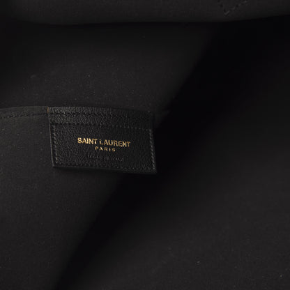 Saint Laurent Calfskin Large Shopping Tote Black 6 of 12