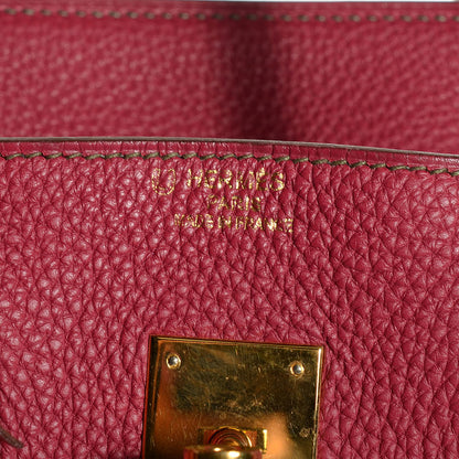 Hermes Togo Eclat Horseshoe Birkin 35 Rubis Vert Veronese 20 of 30