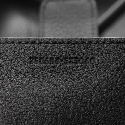 Gucci Amour Grane Calfskin Medium Jackie 1961 Crossbody Bag Black 8 of 11