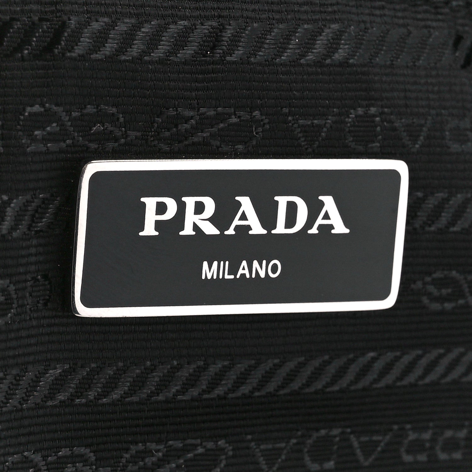 Prada Tessuto Nylon Saffiano Tote Black 6 of 11