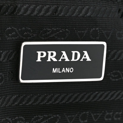 Prada Tessuto Nylon Saffiano Tote Black 6 of 11