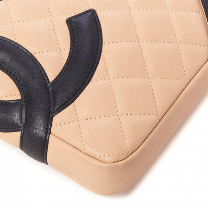 Chanel Calfskin Quilted Medium Cambon Messenger Beige Black 5 of 8